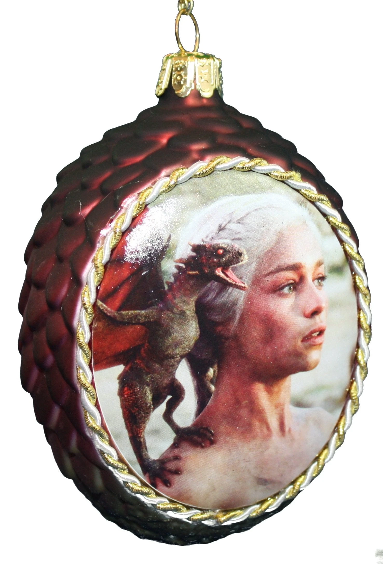 Kurt Adler Game Of Thrones Glass Dragon Egg - Gold 10 Kurt Adler Game Of Thrones Glass Dragon Egg - Gold - Image 10