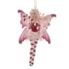 Red Fairy With Candy Cane Ornament