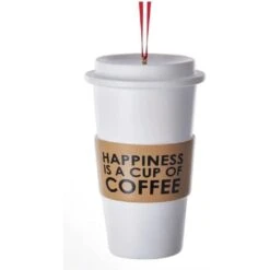 Kurt Adler Happiness Is A Cup Of Coffee - Ornament
