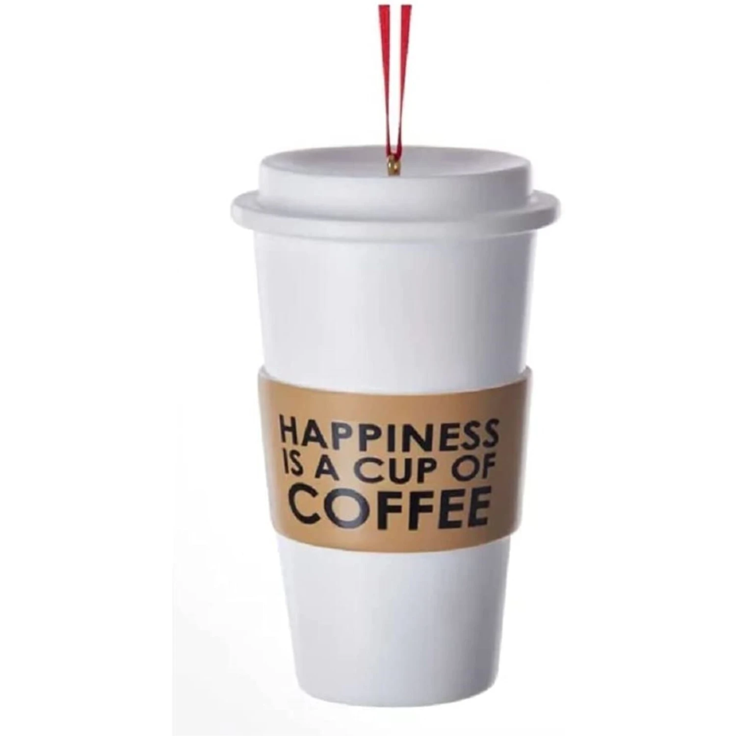 Kurt Adler Happiness Is A Cup Of Coffee - Ornament 1 Kurt Adler Happiness Is A Cup Of Coffee - Ornament