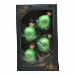 Krebs Value Glass Ornament 4 Pack - Winter Whirl