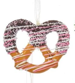 Kurt Adler Frosted Pretzel Ornament -
