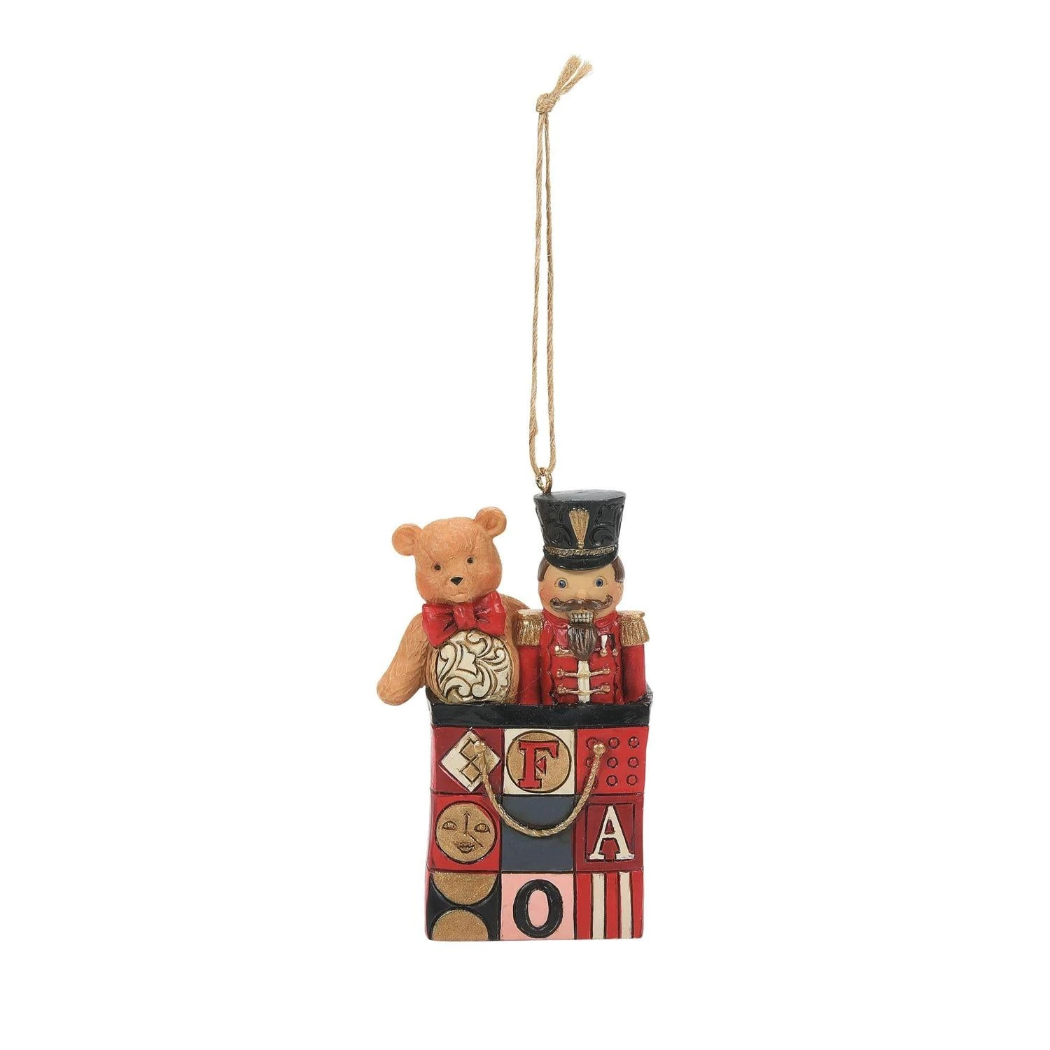 Bear And Nutcracker FAO Schwartz Ornament 1 Bear And Nutcracker FAO Schwartz Ornament