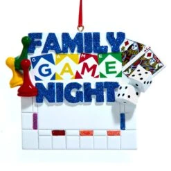 Kurt Adler Family Game Night Ornament