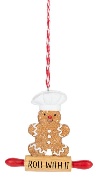 Gingerbread Baker Ornament - 1 Gingerbread Baker Ornament -