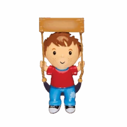 Boy On Swing - Ornament