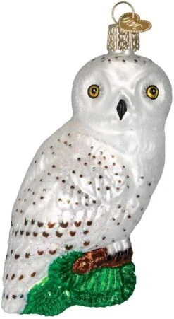 Great White Owl Glass Ornament 9 Great White Owl Glass Ornament -Country Christmas Loft Shop qzd4hdkkjih7niapzfvi