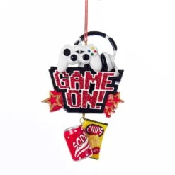 Kurt Adler Soda And Chips - Game On! - Dangle Ornament
