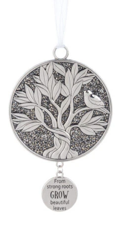 Tree Of Life Ornament - From Strong Roots Grow Beautiful Leaves