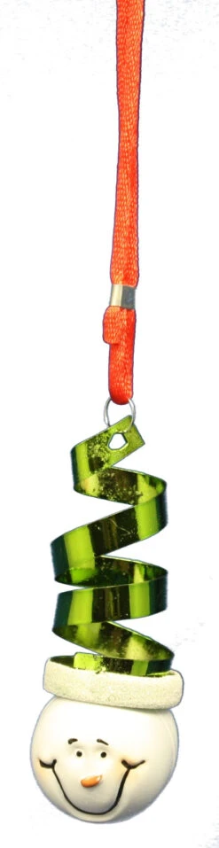 18" Metal Jingle Bell Ornament - Green