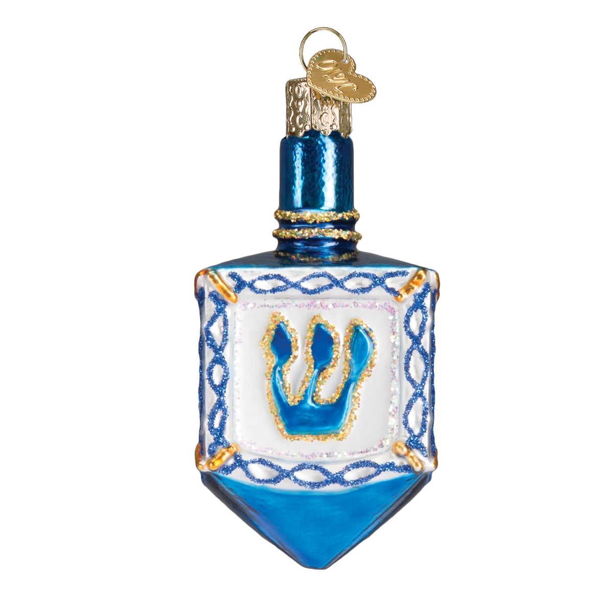 Dreidel Glass Ornament 1 Dreidel Glass Ornament