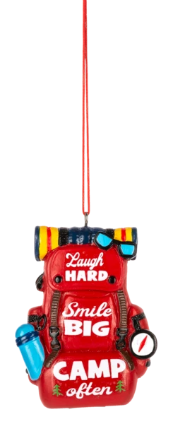 Back Pack Ornaments - Camp Often