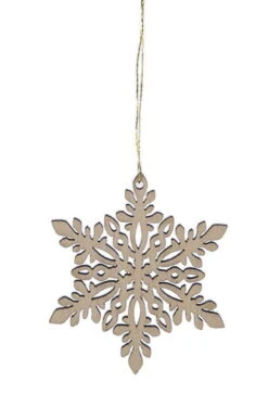 Laser Cut Wood Snowflake Ornament - Style 3 -Country Christmas Loft Shop rz4fohxejnellvlr0cvp