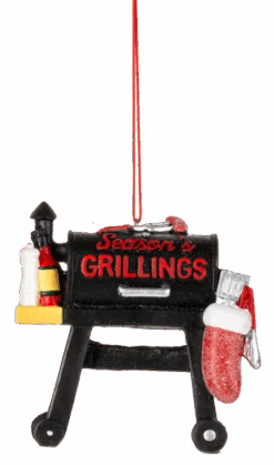 Grill Ornament - Season's Grillings