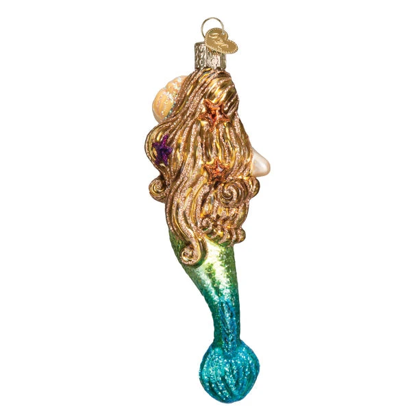 Mermaid Glass Ornament 2 Mermaid Glass Ornament - Image 2