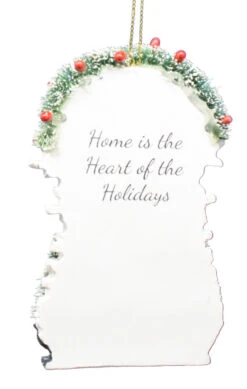 Roman Red Door Personalizeable Ornament -Country Christmas Loft Shop s6u2arxq0d2hutirirbc