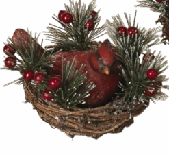 Cardinal Nest Decorative Accent