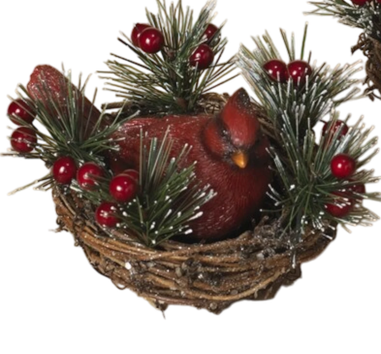 Cardinal Nest Decorative Accent 1 Cardinal Nest Decorative Accent