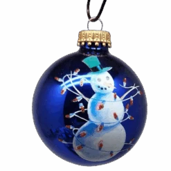 Krebs Value Glass Ball 4 Pack - Frosty Friend 5 Krebs Value Glass Ball 4 Pack - Frosty Friend -Country Christmas Loft Shop sh3duw1xm0xehrw1obmj