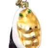 Kurt Adler 3 Inch Boxed Glass Ornament - Teddy In A Bag
