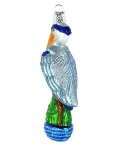 Great Blue Heron Glass Ornament -Country Christmas Loft Shop t3nmq2iba5xylx9oezfd