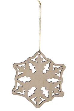 Laser Cut Wood Snowflake Ornament - Style 3 -Country Christmas Loft Shop t8suldrfblv9ix1l6hl2