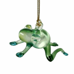 Playful Frog Glass Ornament -Country Christmas Loft Shop t9zgom3none4zjiwdipc