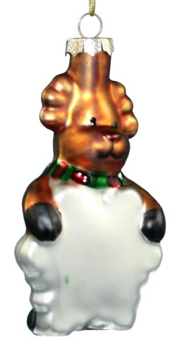 4 Inch Glass Ornaments To Personalize - Moose