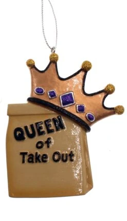 Kurt Adler Take-out Royalty Ornament - Queen