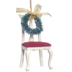 Roman Chair With Wreath Memorial Ornament -Country Christmas Loft Shop tiwzpipoasjaozso4bjw