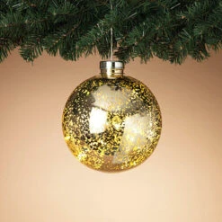 8" Lighted Mercury Plastic Ornament - Gold -Country Christmas Loft Shop tkrxukqn3xjmn0hhhlst