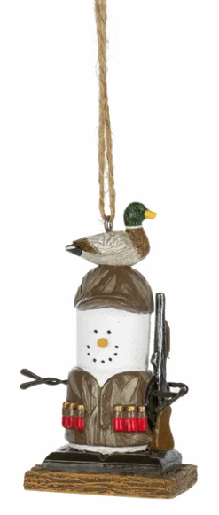 S'mores Duck Hunting Ornament - -Country Christmas Loft Shop tmgzsenkh2j5xippcget