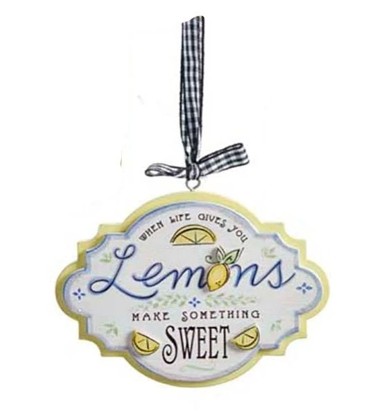 Kurt Adler When Life Gives You Lemons Ornament - Make Something Sweet 1 Kurt Adler When Life Gives You Lemons Ornament - Make Something Sweet