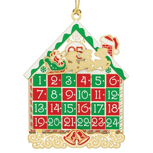 Metal Classic Advent Calendar Ornament 2 Metal Classic Advent Calendar Ornament - Image 2