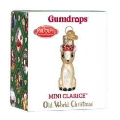 Gumdrop Mini Clarice Glass Ornament -Country Christmas Loft Shop u5gf6rwbvowv0pogzmix