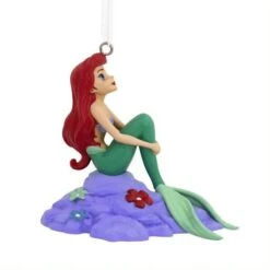 Hallmark Ariel Sitting On A Rock Ornament
