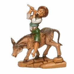 Dominic Boy With Donkey - Fontanini - 5" Scale