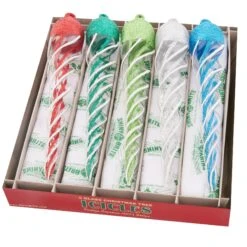 Holiday Splendor Glass Icicles - 5 Piece Set