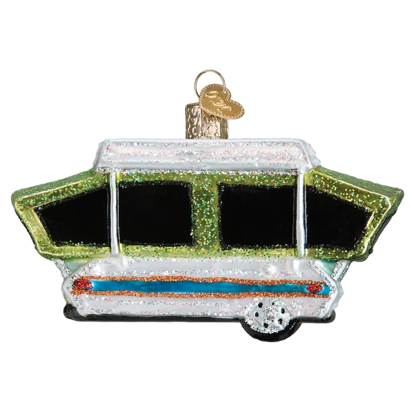 Old World Christmas Popup Tent Camper 3 Old World Christmas Popup Tent Camper - Image 3