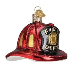 Firemans Helmet Ornament