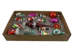 Kurt Adler Early Years Miniature Glass Ornament 12 Piece Set
