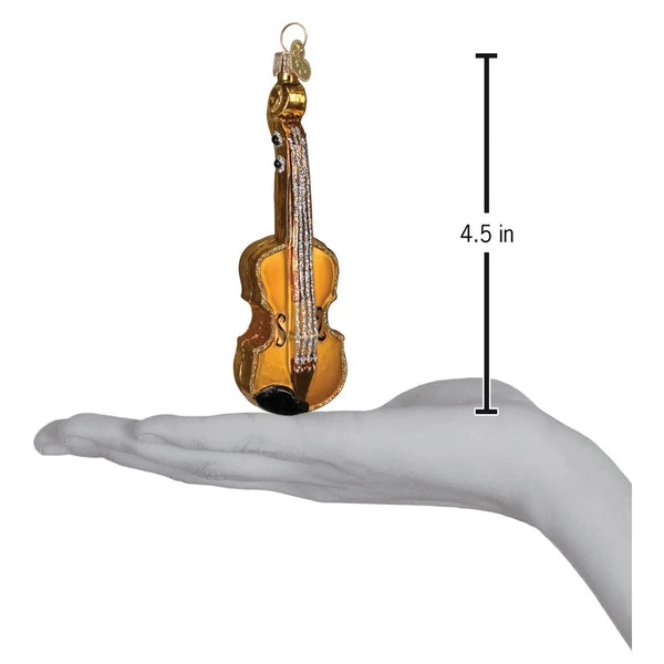 Violin Glass Ornament 2 Violin Glass Ornament - Image 2