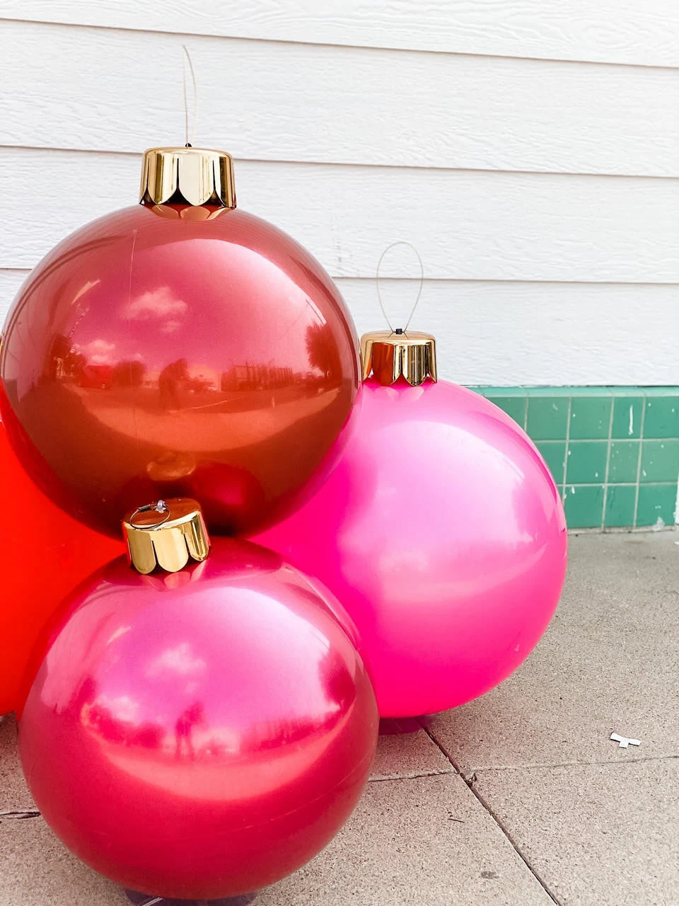 Holiball Inflatable Ornament - 18" - 2 Holiball Inflatable Ornament - 18" - - Image 2