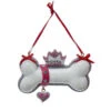 Kurt Adler Dog Bone Ornaments - Princess