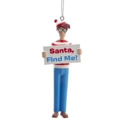 Kurt Adler Where's Waldo Ornament