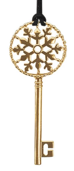 Roman Santa's Key Ornament - 4"