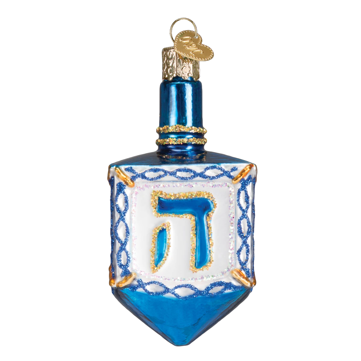 Dreidel Glass Ornament 2 Dreidel Glass Ornament - Image 2