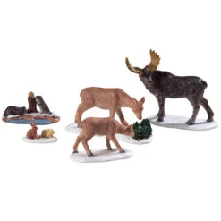 Lemax Wild Animals Figurines - 5 Piece Set