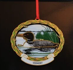 Loon Collectible Brass Ornament