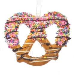 Kurt Adler Frosted Pretzel Ornament - 6 Kurt Adler Frosted Pretzel Ornament - -Country Christmas Loft Shop wg5qnktgi3tzco0ptzsc